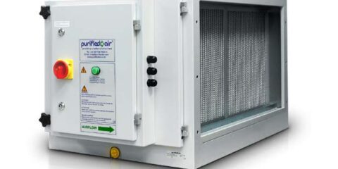 Electrostatic Kitchen Exhaust Filter Unit