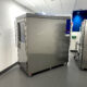 Stainless steel UltraClean HEPA Cart in a sterile hospital environment.